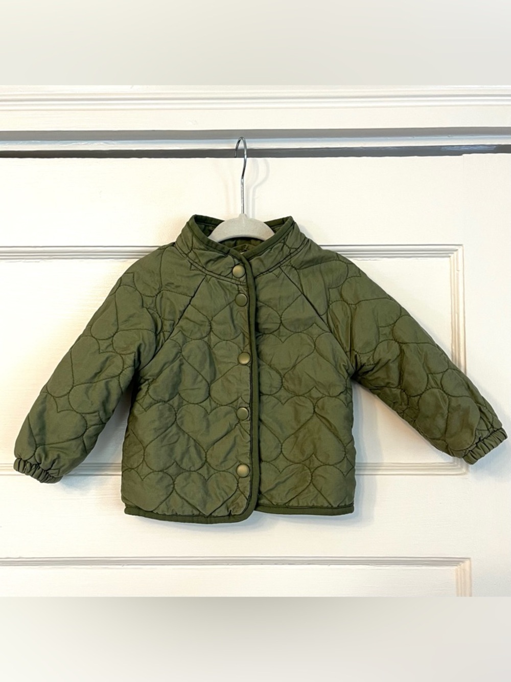 Old Navy Olive Green Quilted Jacket